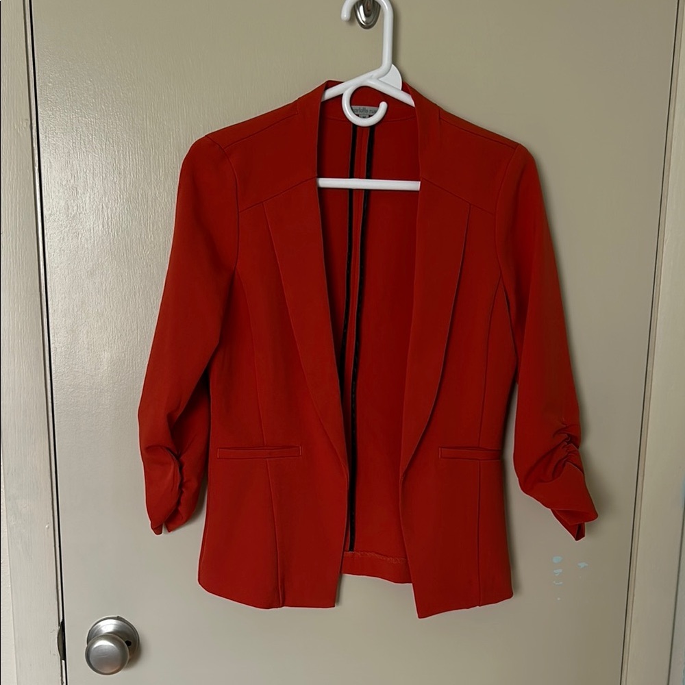 Women's orange Blazer